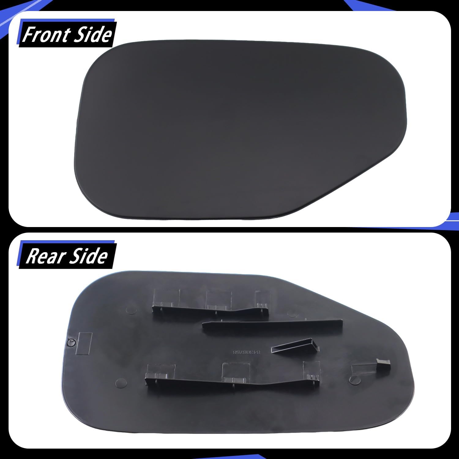 84308758 Fuel Filler Door Fuel Door Cover Compatible with 2016-2022 GMC Canyon Fuel Filler Lid