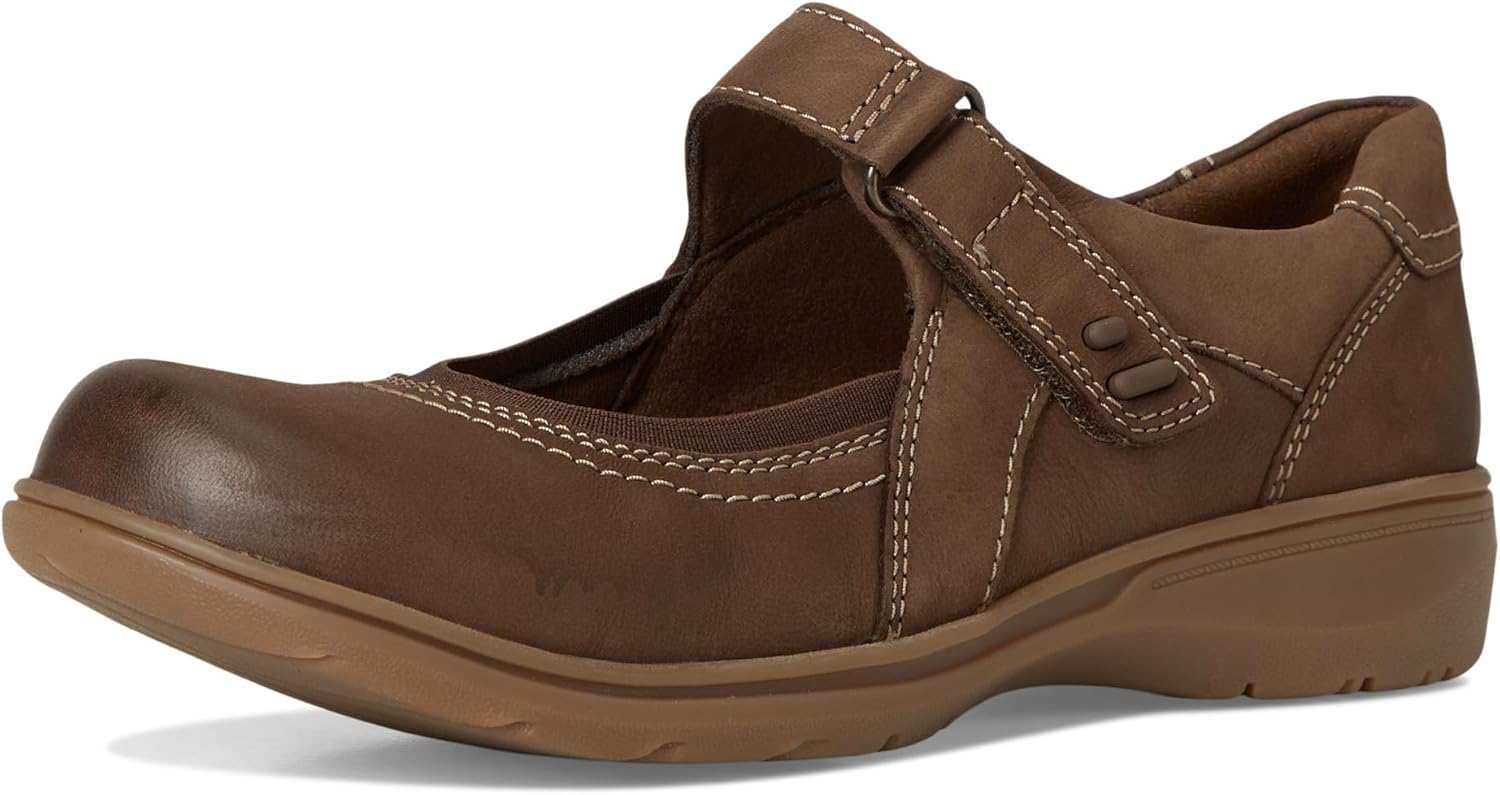 Clarks レディース Carleigh Madi Mary Jane フラット, マッシュルームヌバック, 12
