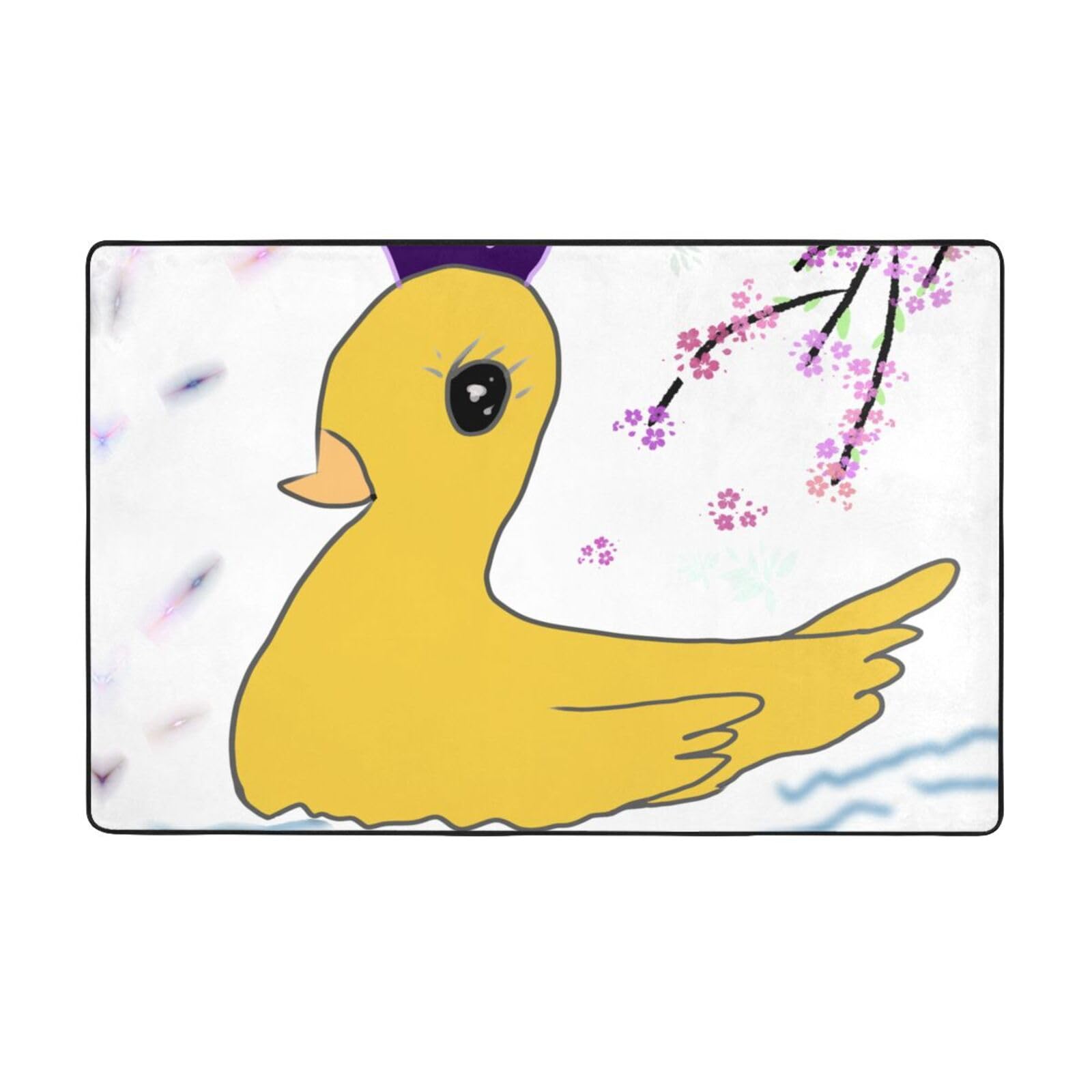 Tapis canard absorbant et antidérapant Little Yellow pour la douche