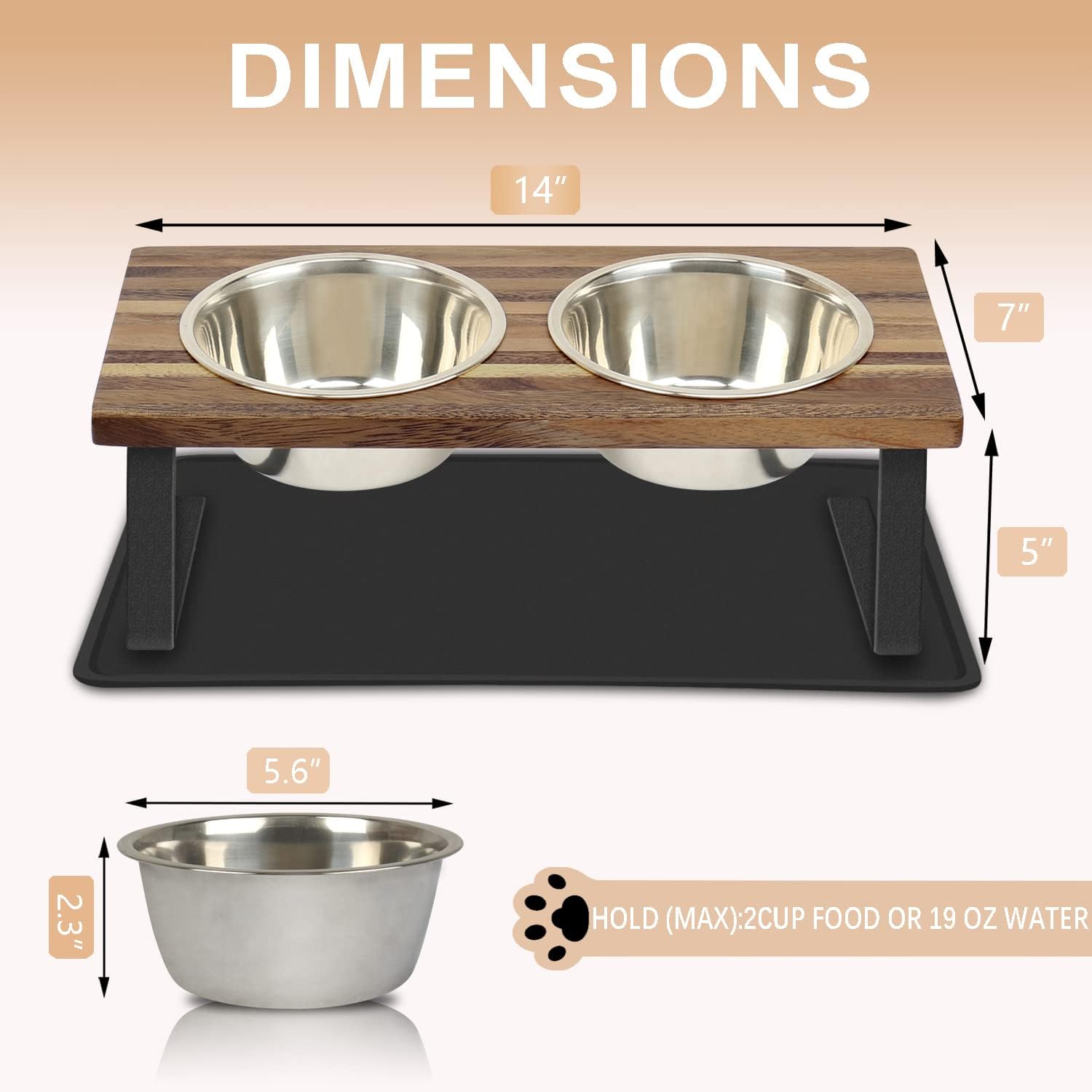Elevate Mealtime: Aivituvin’s Tilted Bowls for Happy Pets!