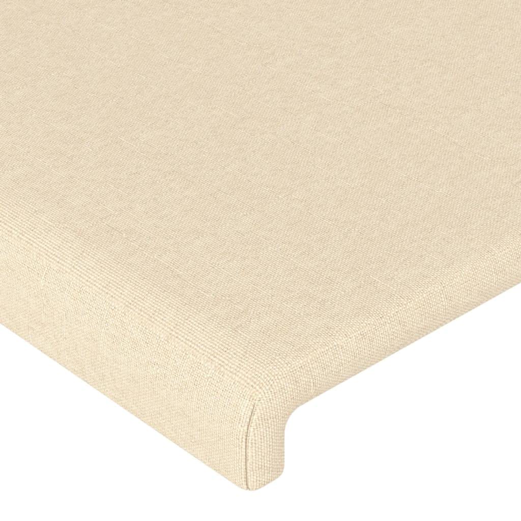vidaXL Tête de lit Crème 90x5x78/88 cm Tissu