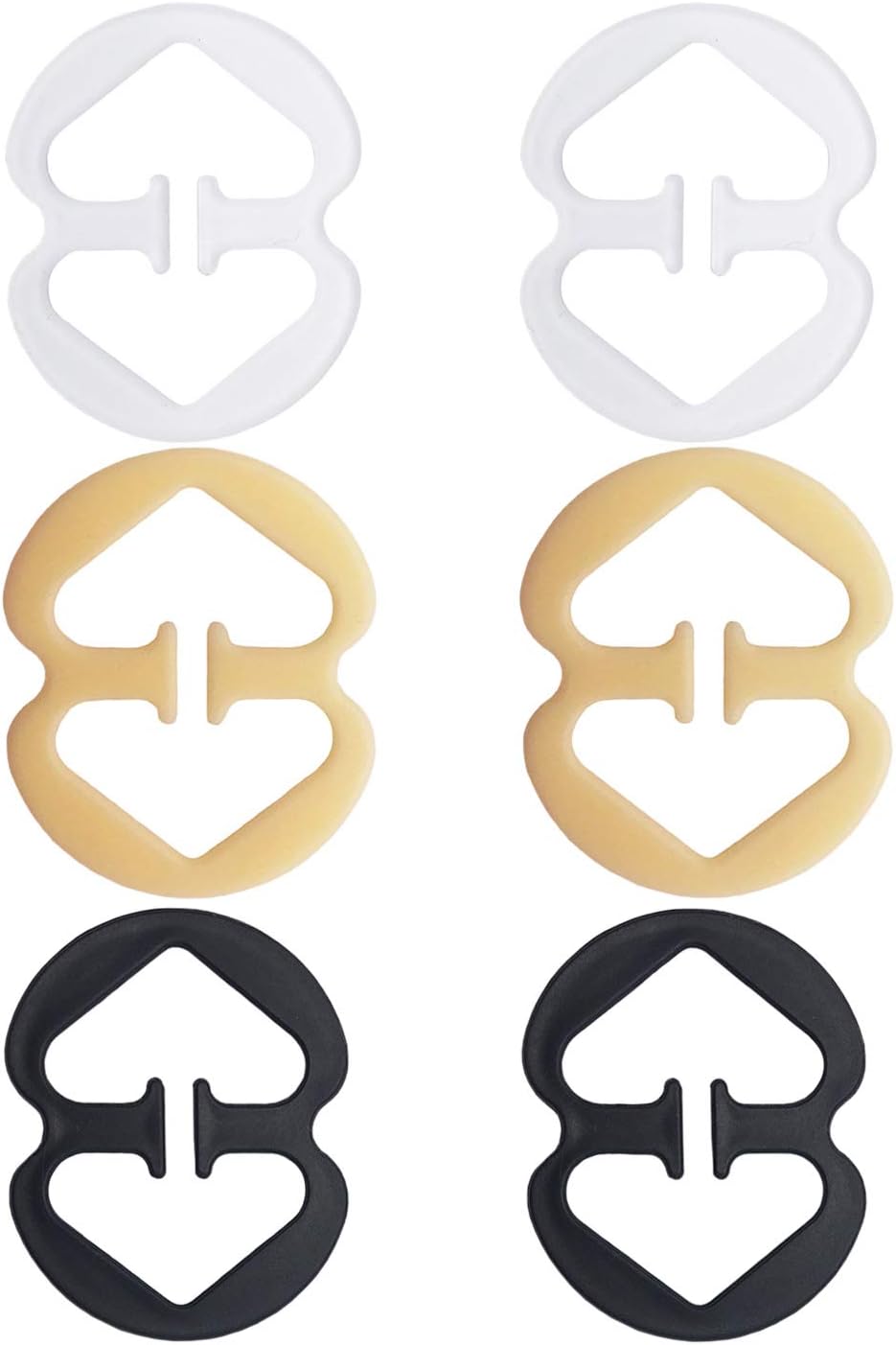 Bra Clips for straps racerback Conceal Straps for Cleavage Control - 6 Piece