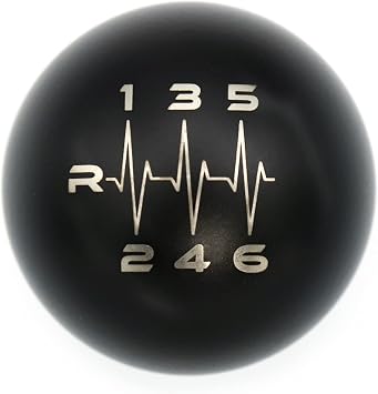 Billetworkz Weighted Heartbeat Shift Knob 500g Compatible with 2012+ Ford Focus ST/RS and Fiesta ST 6 Speed