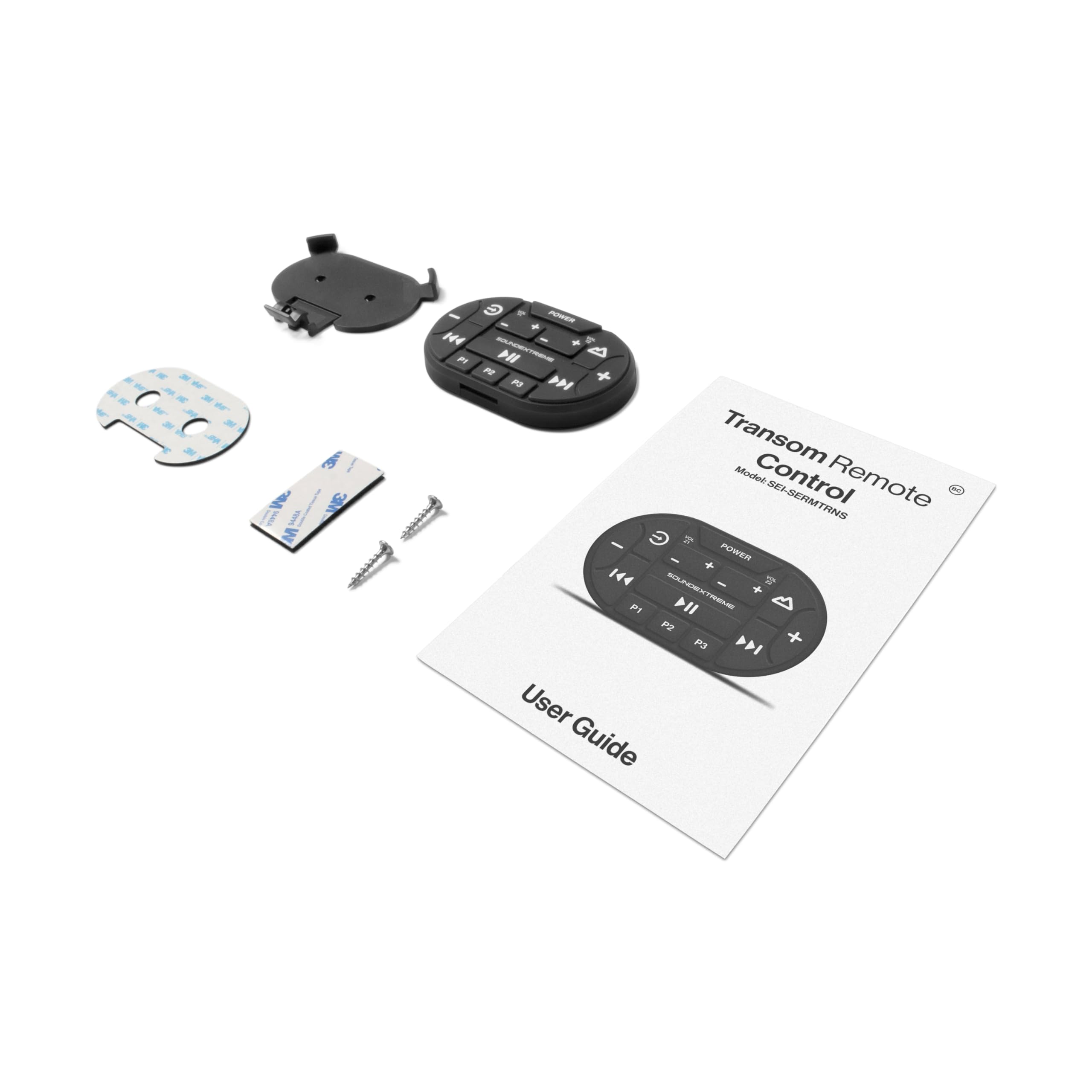SoundExtreme Ecoxgear - Mando a distancia de audio y LED para popa inalámbrico, impermeable, resistente a la suciedad para montaje universal en superficie