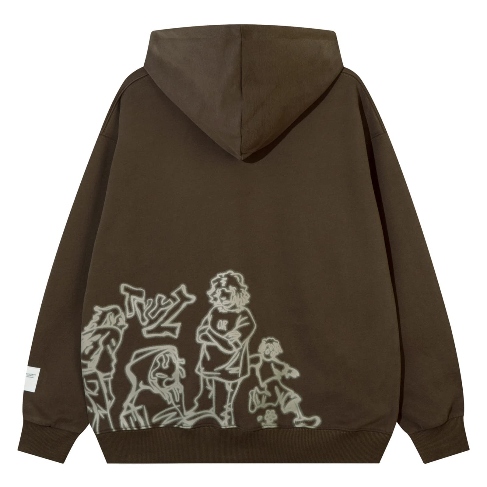 YEOU St001 Felpa con Cappuccio Unisex - Adulto