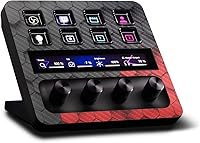 Vista 15 de MightySkins - Piel de fibra de carbono compatible con Elgato Stream Deck + – Too Many Roses Acabado de fibra de carbono texturizado protector