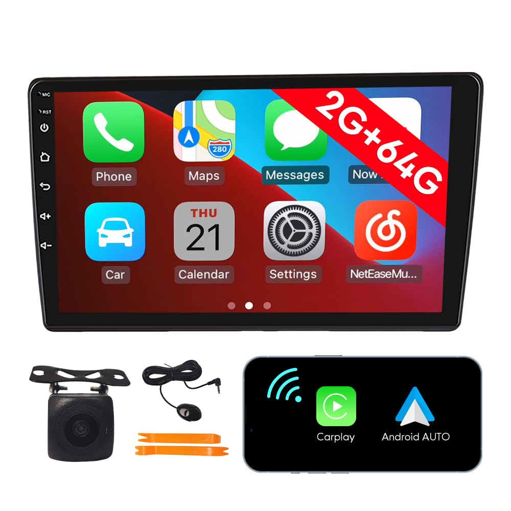 [2G 64G] Android Car Stereo FM Radio Carplay Android Auto 9
