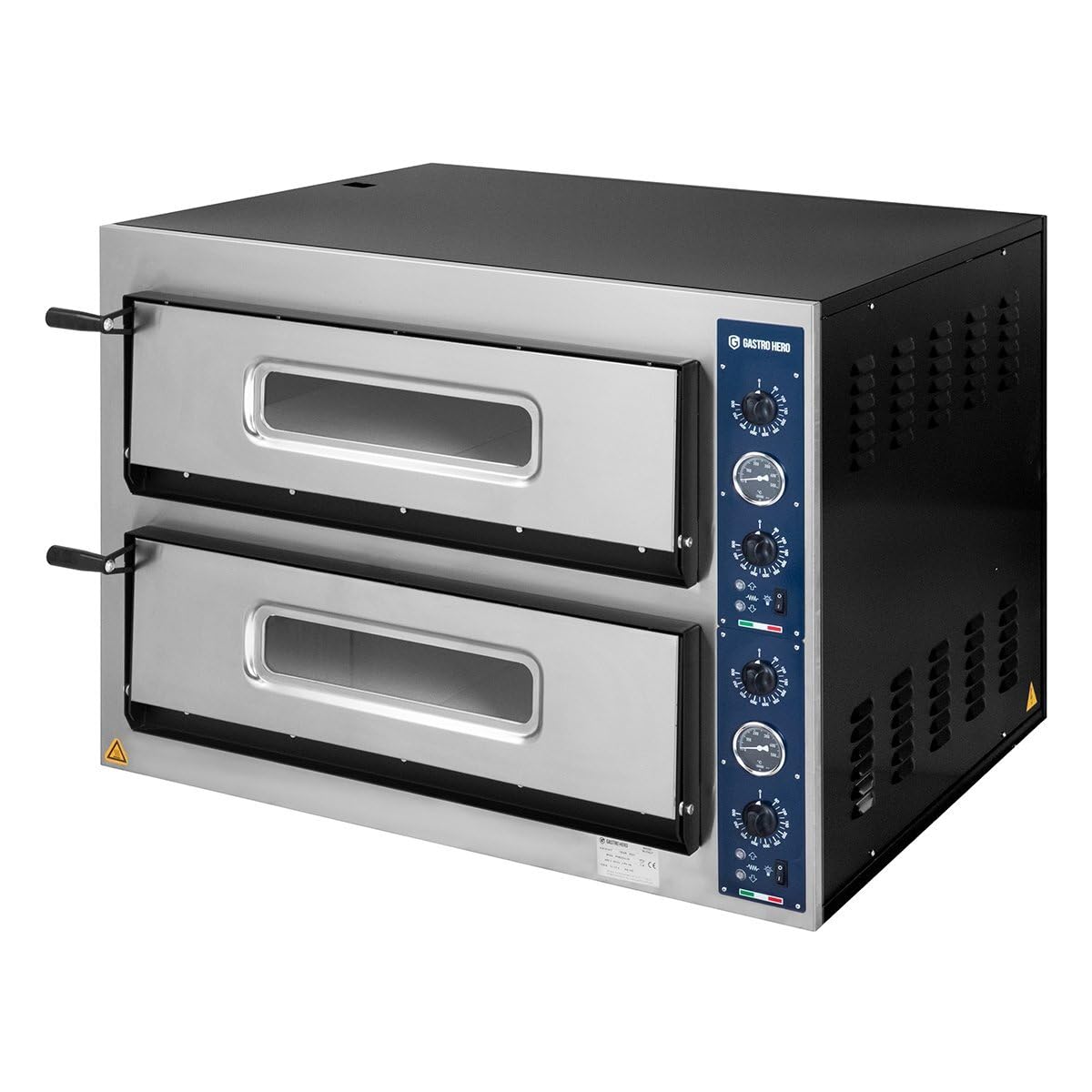 GastroHero Pizzaofen PROFI 4+4x30 cm Gastronomiebedarf