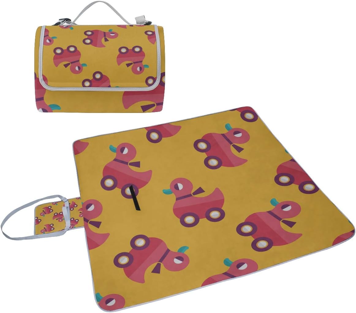 レジャーシート 面白い アヒル ピクニック 折りたたみ 撥水 アウトドア クッション マット コンパクト 花見 運動会 キャンプ 遠