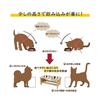 Amazon | 良木工房(YOSHIKI) 愛犬・愛猫の食生活を快適に～ 竹製
