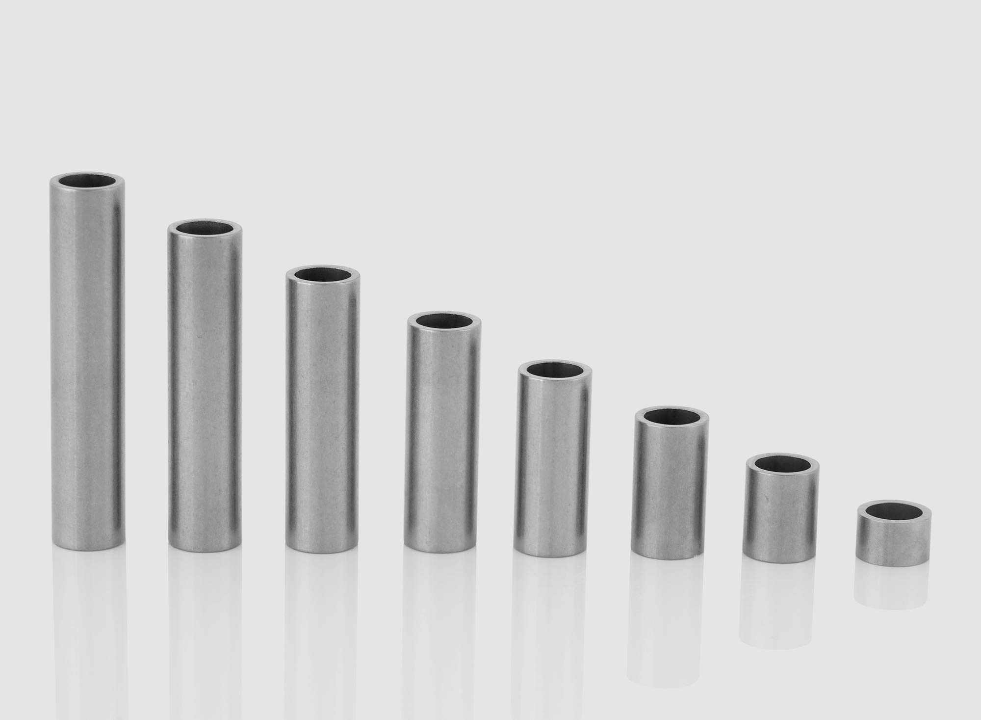 Produktbild von Metallgo Edelstahl-Distanzhülsen – 10 X 7 X 1,5 Mm, 50 Stück, Länge 10 Mm, Ohne Gewinde, Für M6 Schrauben