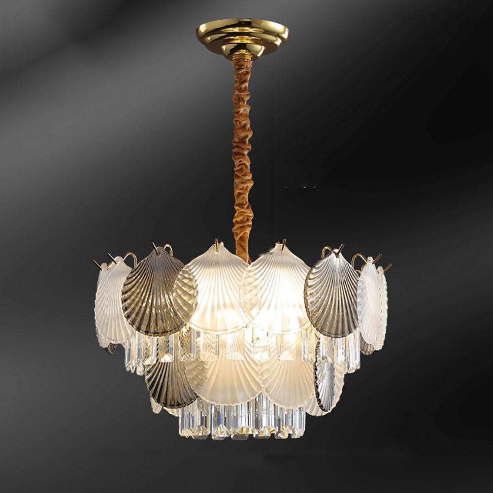 Lustre en cristal léger moderne pour illuminer votre chambre à coucher
