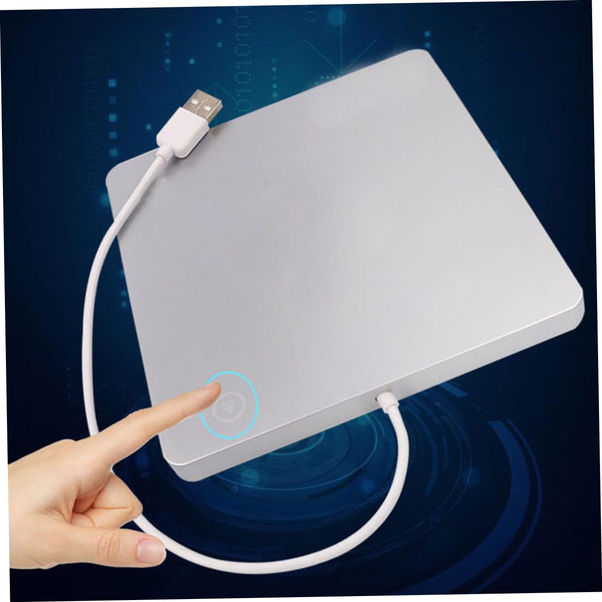 KOMBIUDA Esterna Dvd Rw per Laptop e Pc Masterizzatore USB con Design Caricamento Slot