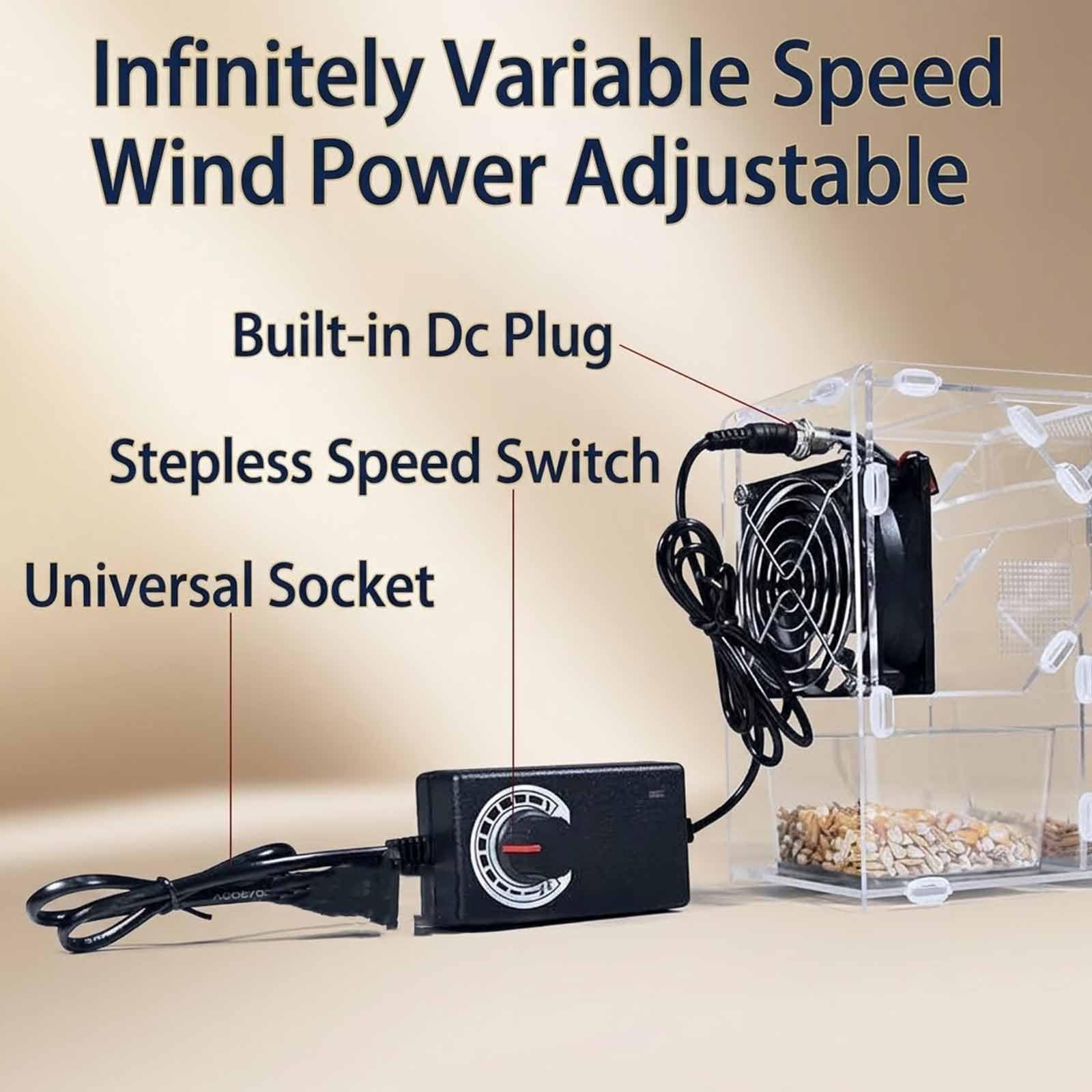 Máquina Limpiadora De Semillas para Pájaros, Separadora De Cáscaras Transparente con 2 Compartimentos Y Ventilador De Velocidad Ajustable, Lavable, con Filtro Integrado, para La Limpieza De