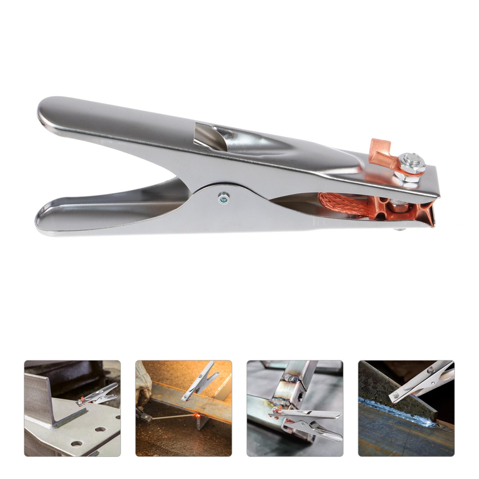 Housoutil Welding Ground Clamp Heavy Duty Electric Ground Clamp Ground Clamp 800A