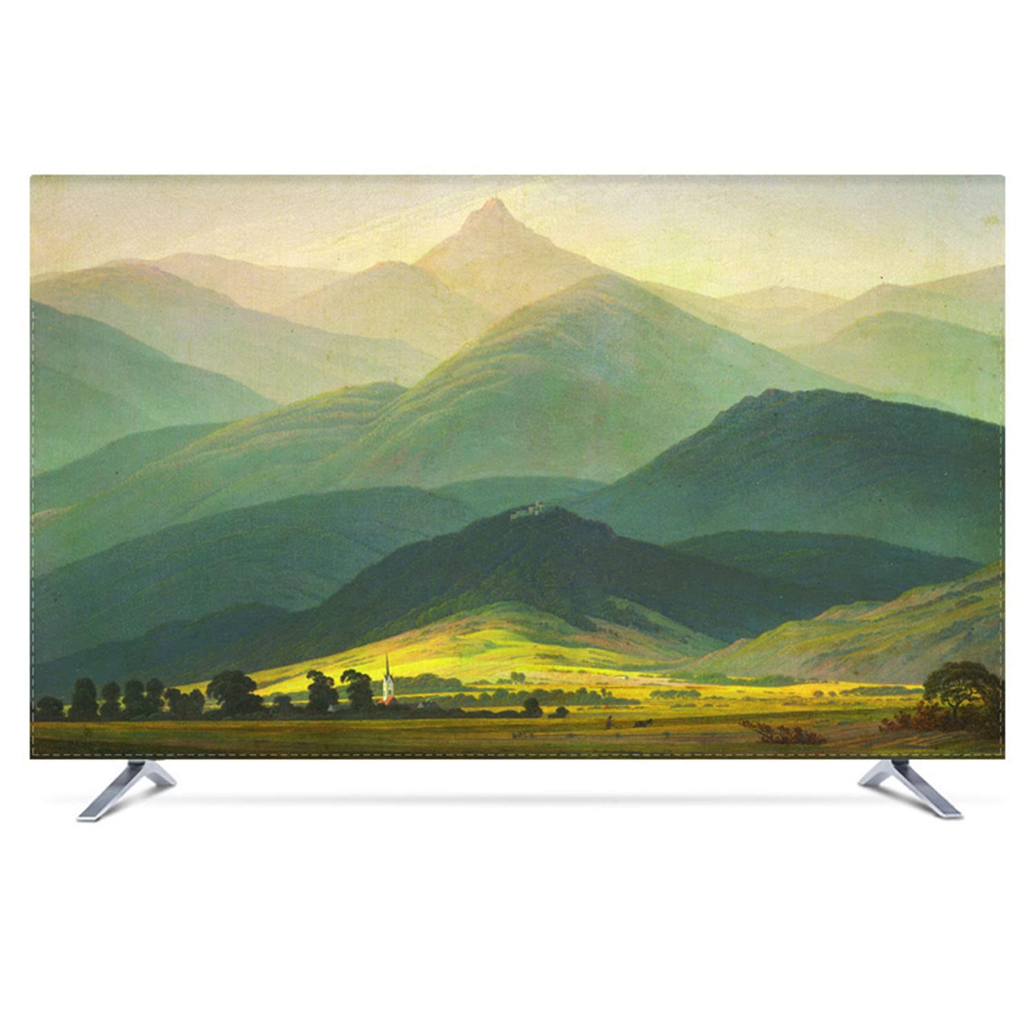 TV Dust Cover Hanging LCD Surface 22-70 Inch Cover Fabric Computer TV Monitor Cover Waterproof Sunscreen