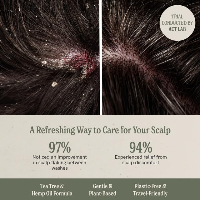 J.R.LIGGETT'S Tea Tree & Hemp Oil & Conditioner - 1 Shampoo Bar + 1 Conditioner Bar - Plant-Based Nourishing Shampoo and Conditioner Bars for All Hair Types - Sulfate-Free for Healthy Hair - 2-Pack - Image 7