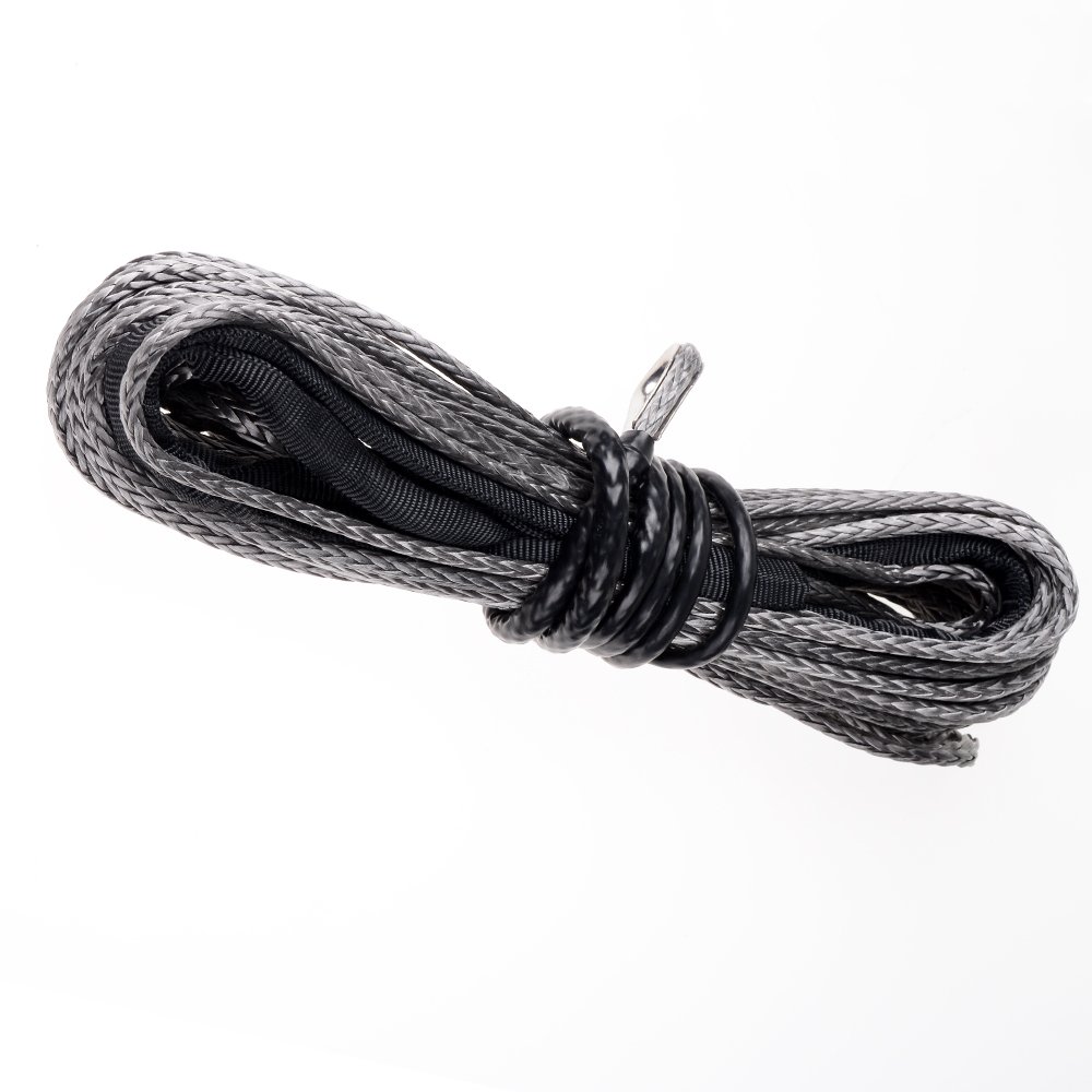 Astra Depot Winch Rope Synthetic Cable ATV UTV SUV KFI Recovery Replacement (50' x 1/4