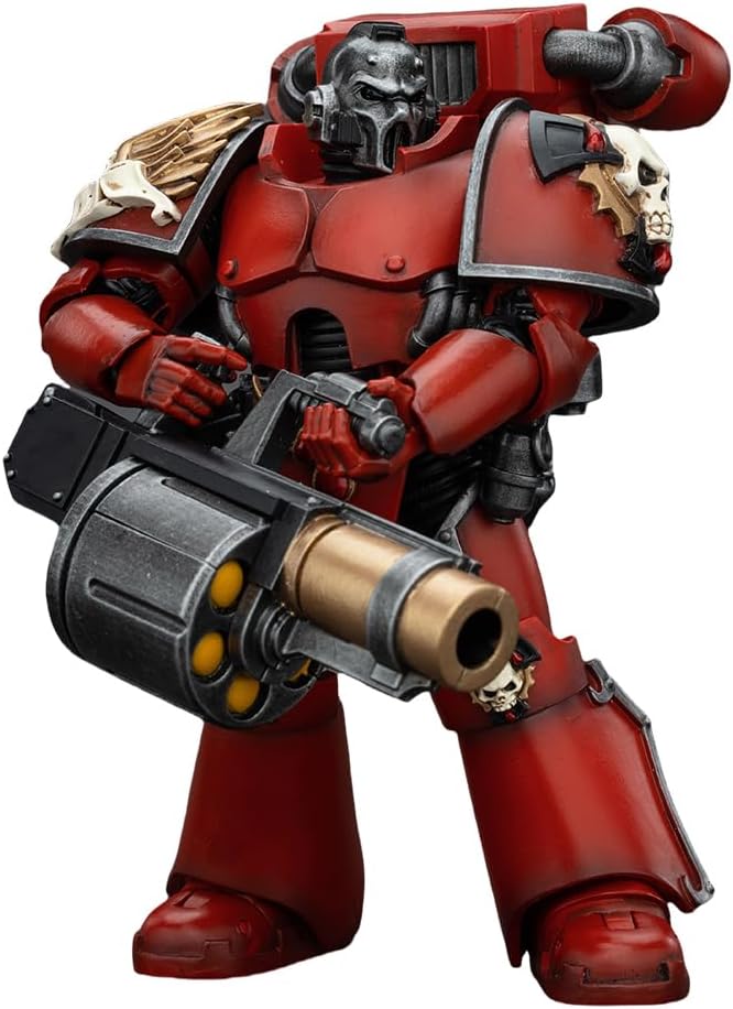 JOYTOY Warhammer The Horus Heresy 30k 1/18 Action Figure Blood Angels Angel's Tears Squad Erelim with Angel's Tears Grenade Launcher Collection Model