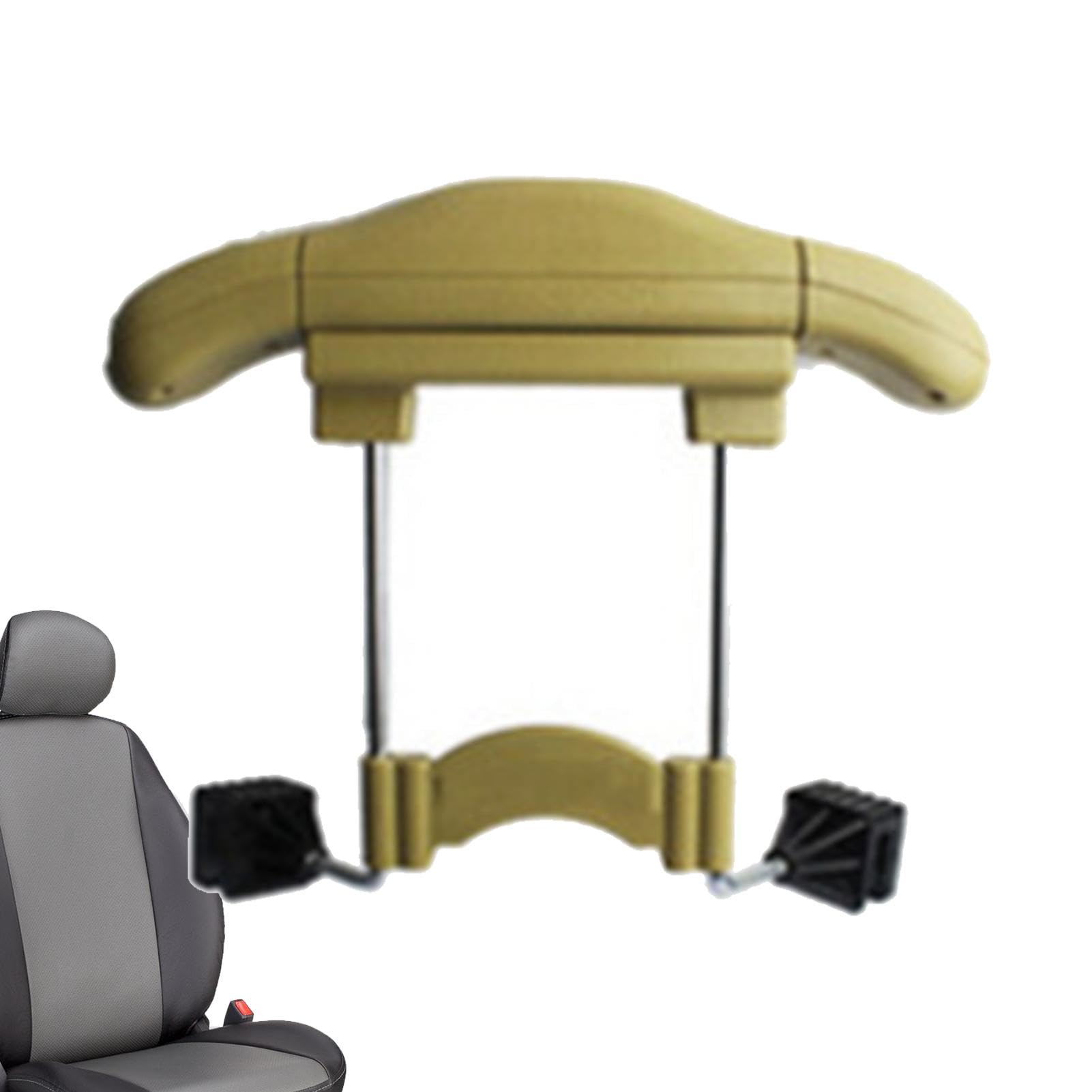 MRKU Coat Rack with Hooks Clothes for Car,Hanger - Portable Vehicle Hanger,Telescopic