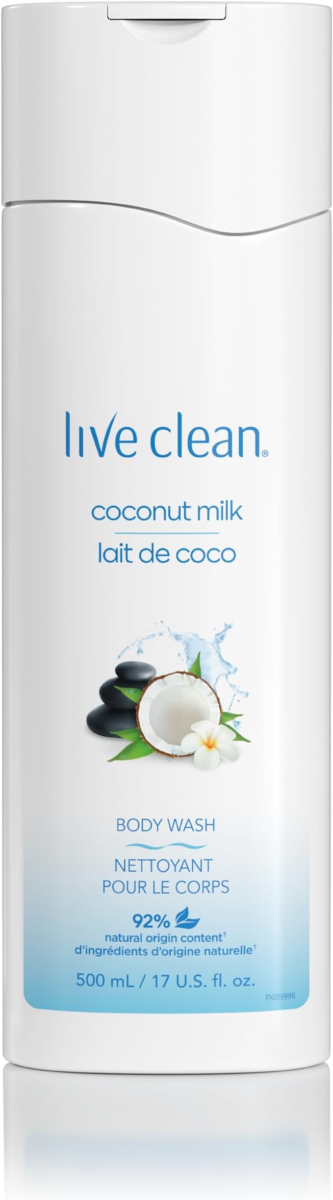 Live Clean Coconut Milk Moisturizing Body Wash, 17 oz.