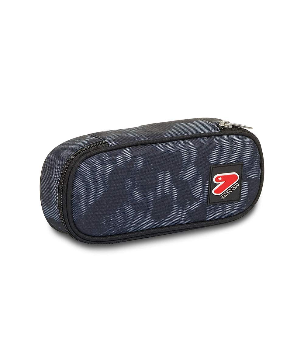 Seven Pencil case - SMOKED CAMO Pen Bag, Box for Stationery, Pen Pouch, Perfect for School Supplies, for Teen, Girls&Boys, Italian Design, pattern