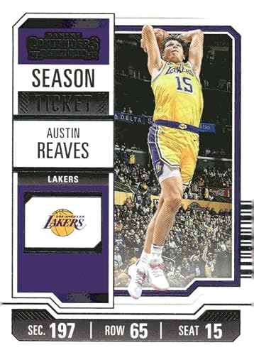 2023-24 Panini Contenders Season Ticket #15 Austin Reaves Los Angeles