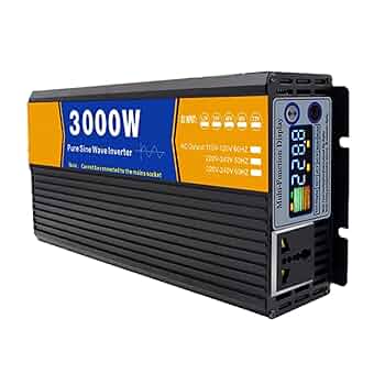 12v入力 110v出力 3000w インバーター 110v充電機能 Amazon.co.jp: 修正正弦波インバーター、JUANZI ピーク電力3000W