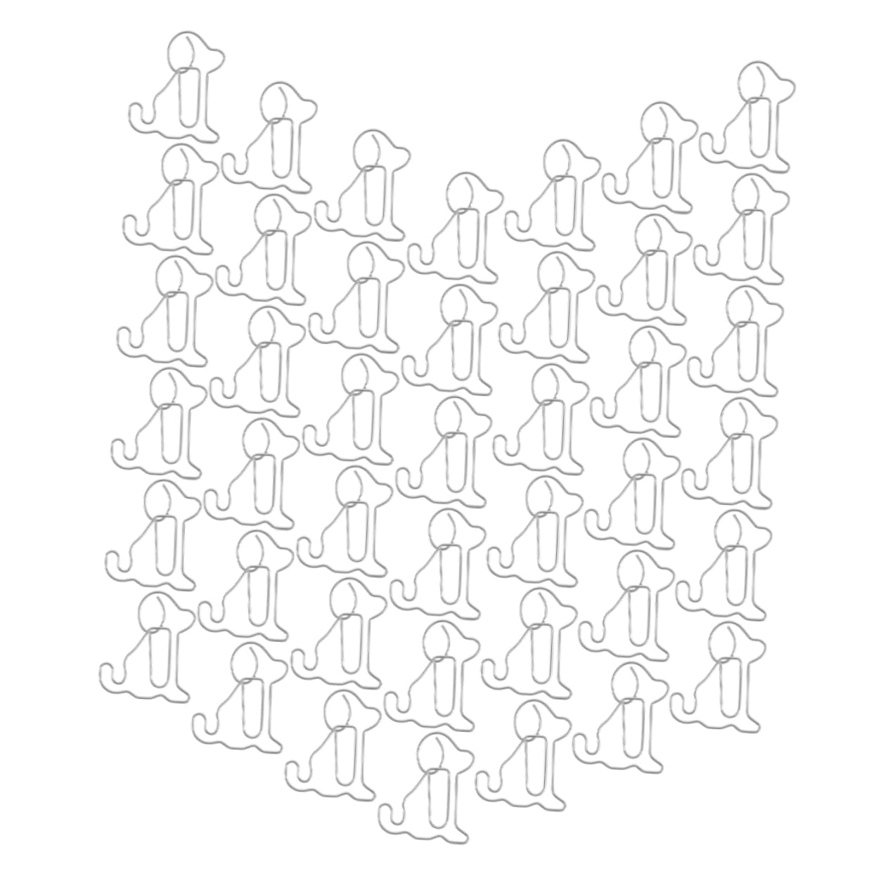 Garneck 5 Set Di Graffette Adorabili Per Cani Piccole Graffette in Metallo Forniture Per Ufficio Graffette Multifunzionali 100 Pezzi*5