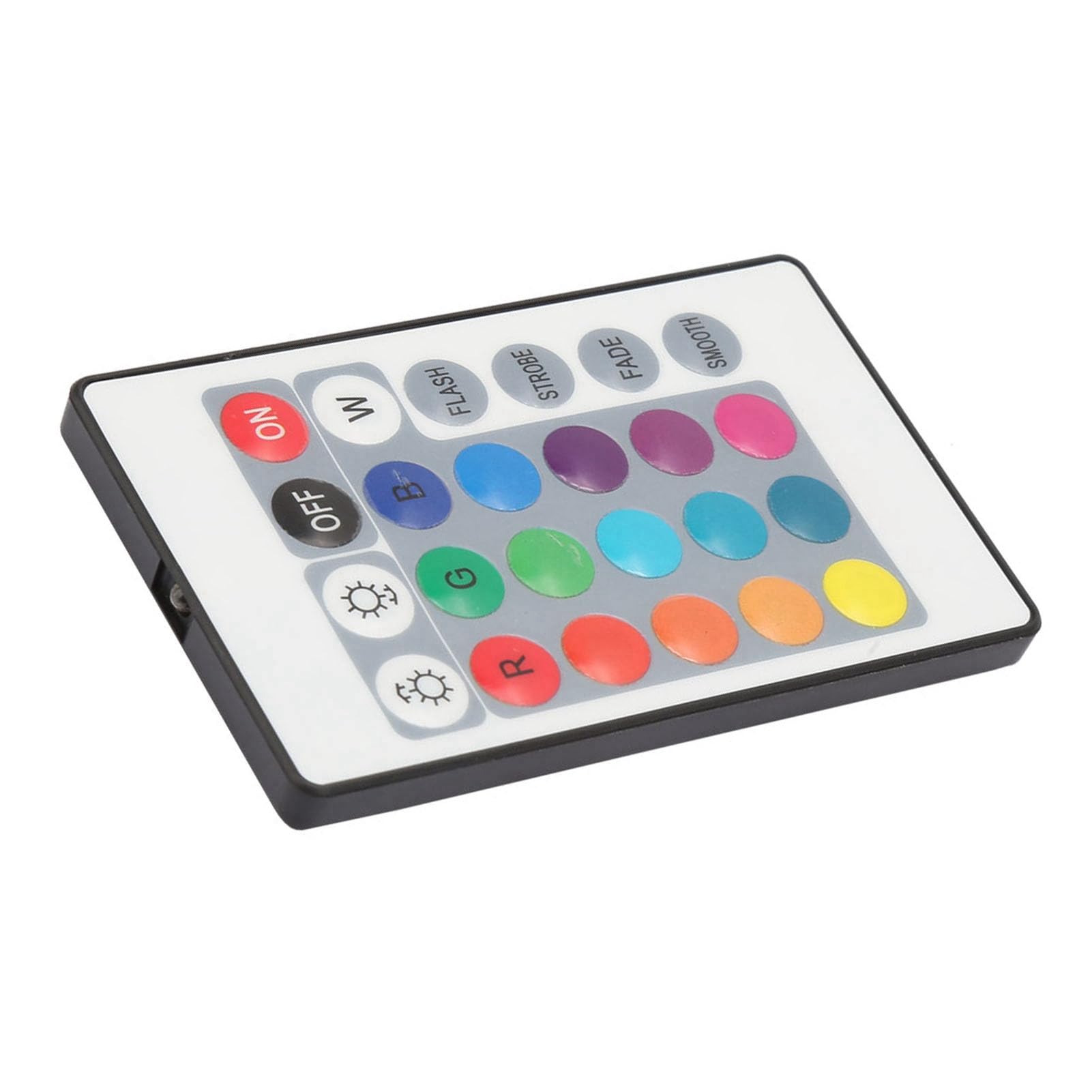 Dioche Telecomando LED 5 V 24 Tasti RGB Striscia Luminosa LED Telecomando Wireless, Configurazione Semplice, per Luci Decorative e Altro, Controller IR USB (#1)