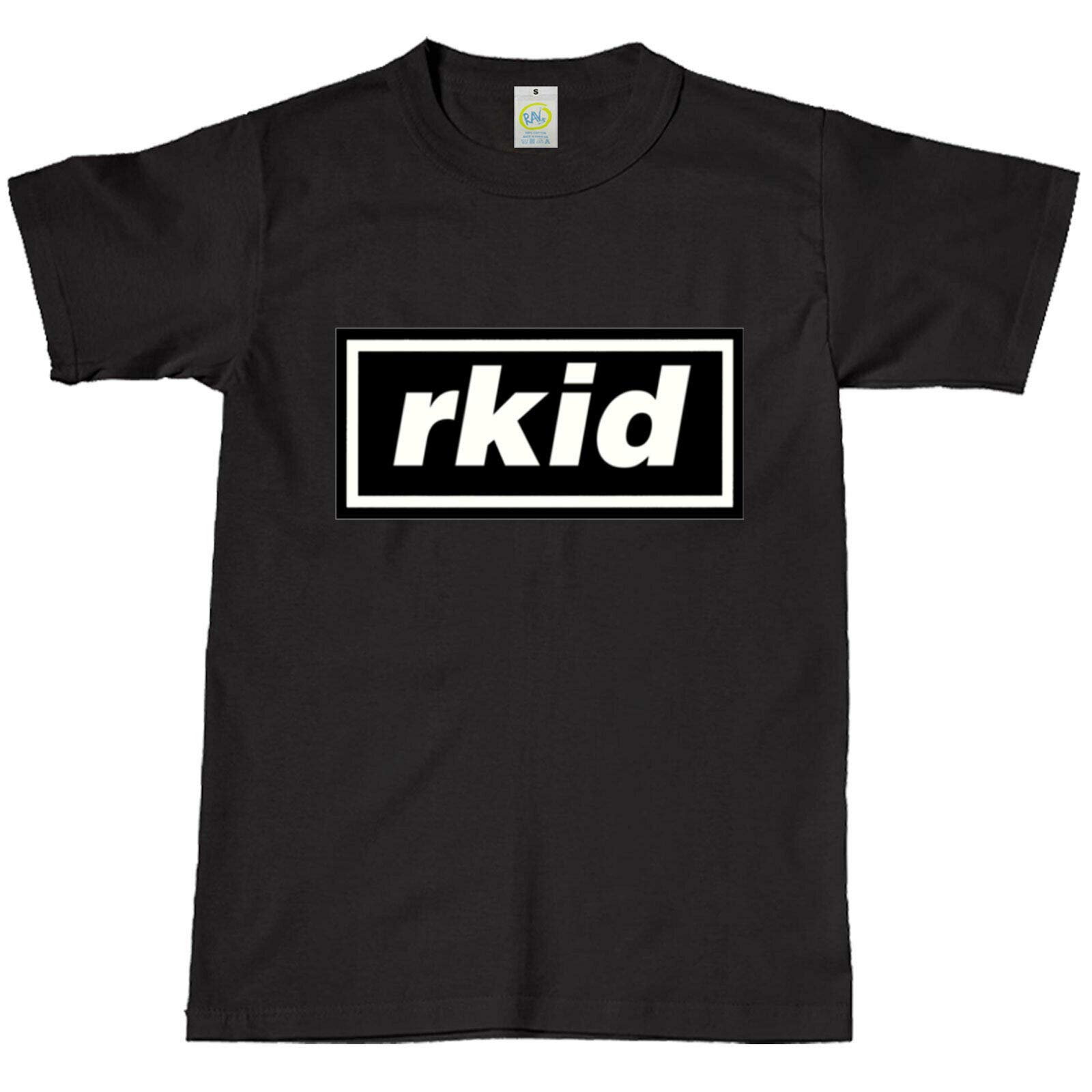 Quality Cotton Rkid T-Shirt Inspired by Liam Gallagher Mens Noel Our r Kid Black