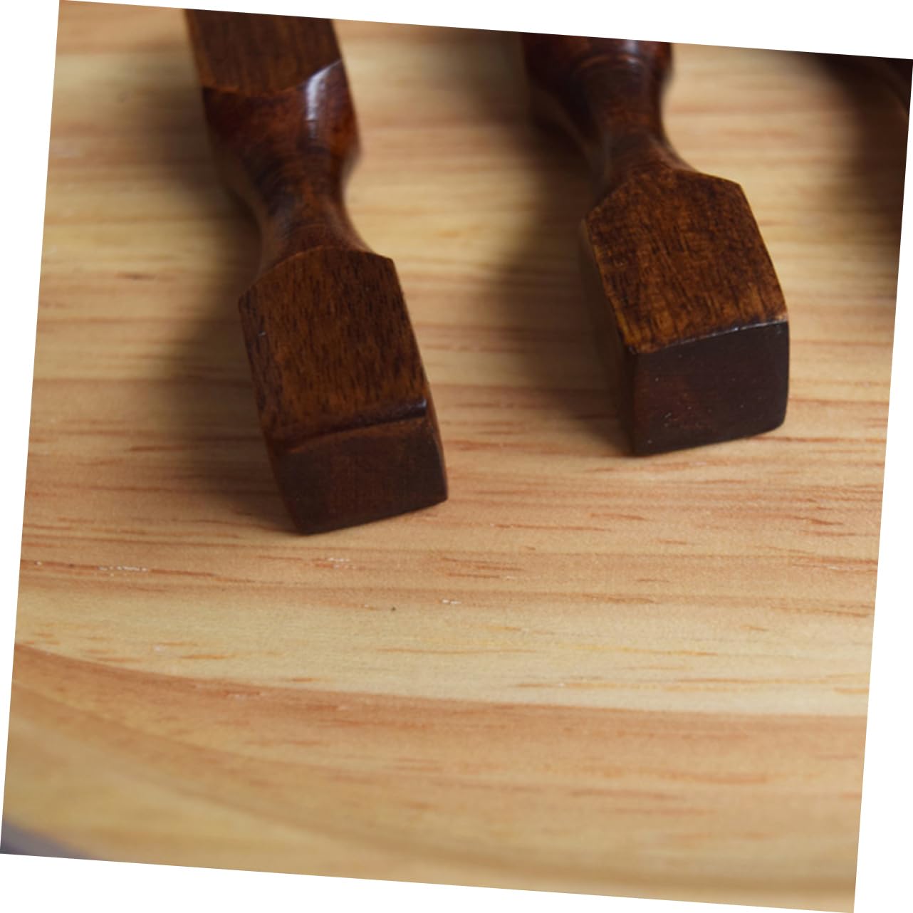 HOLIDYOYO 10pcs Creative Wooden Chopstick Holder Japanese Chopsticks Chopstick Rack Chopstick Buddy for Adults Vintage Spoons Tableware Rest Rack Chopstick Stand Chinese Spoons Brown