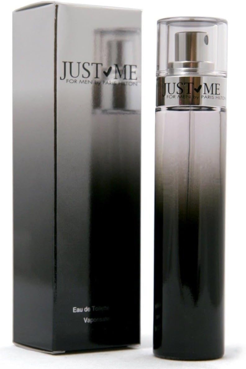 Paris Hilton Just Me By Paris Hilton for Men Eau De Toilette Spray , 3.4 Oz - Black