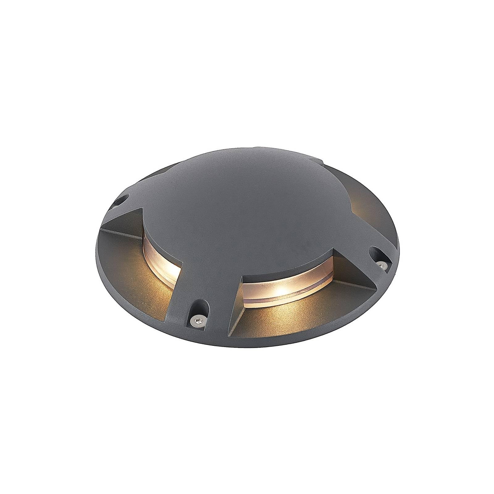 Lindby Lampada LED da esterni (Moderno) colore Nero, in Alluminio lampadina inclusa faretto lampada per giardino terrazzo balcone e casa