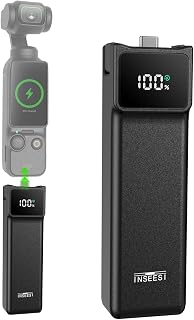 5000mAh Battery Handle Compatible with Osmo Pocket 3/4/4Pro and Xtra Muse