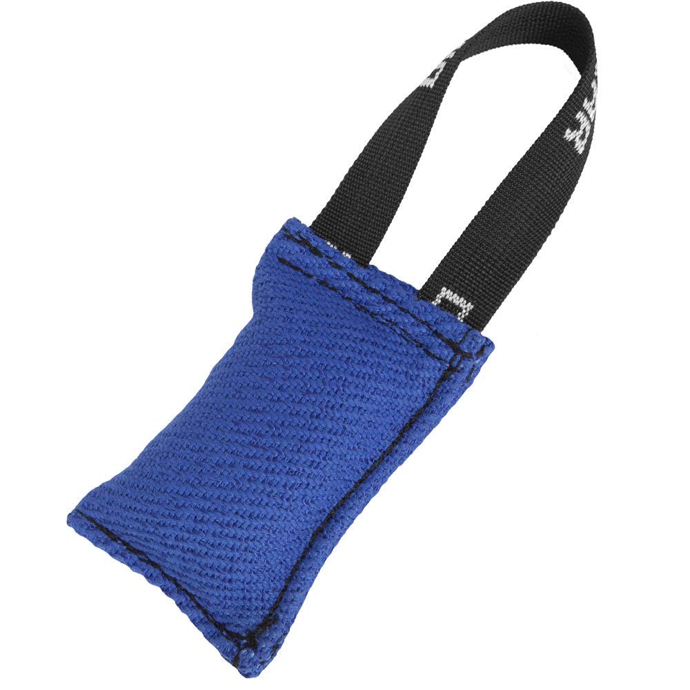 Dingo Gear - Tug en Toile française - 5 x 10 cm - Bleu