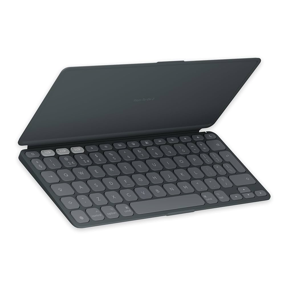 Ipad A16 Logitech Combo Touch Detachable 10th Gen IPad Toetsenbordhoes Met Groot Precisie-Trackpad, Toetsenbord Met Achtergrondverlichting En Smart Connector - UK Engels QWERTY Indeling-Layout - Grijs Ipad Keyboard
