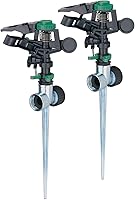 Vista 4 de Melnor 65176AMZ - Paquete doble de aspersor pulsante con pico de metal