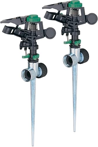 Vista 19 de Melnor 65054-AMZ aspersor pulsante sobre pico de metal con adaptador del producto QuickConnect