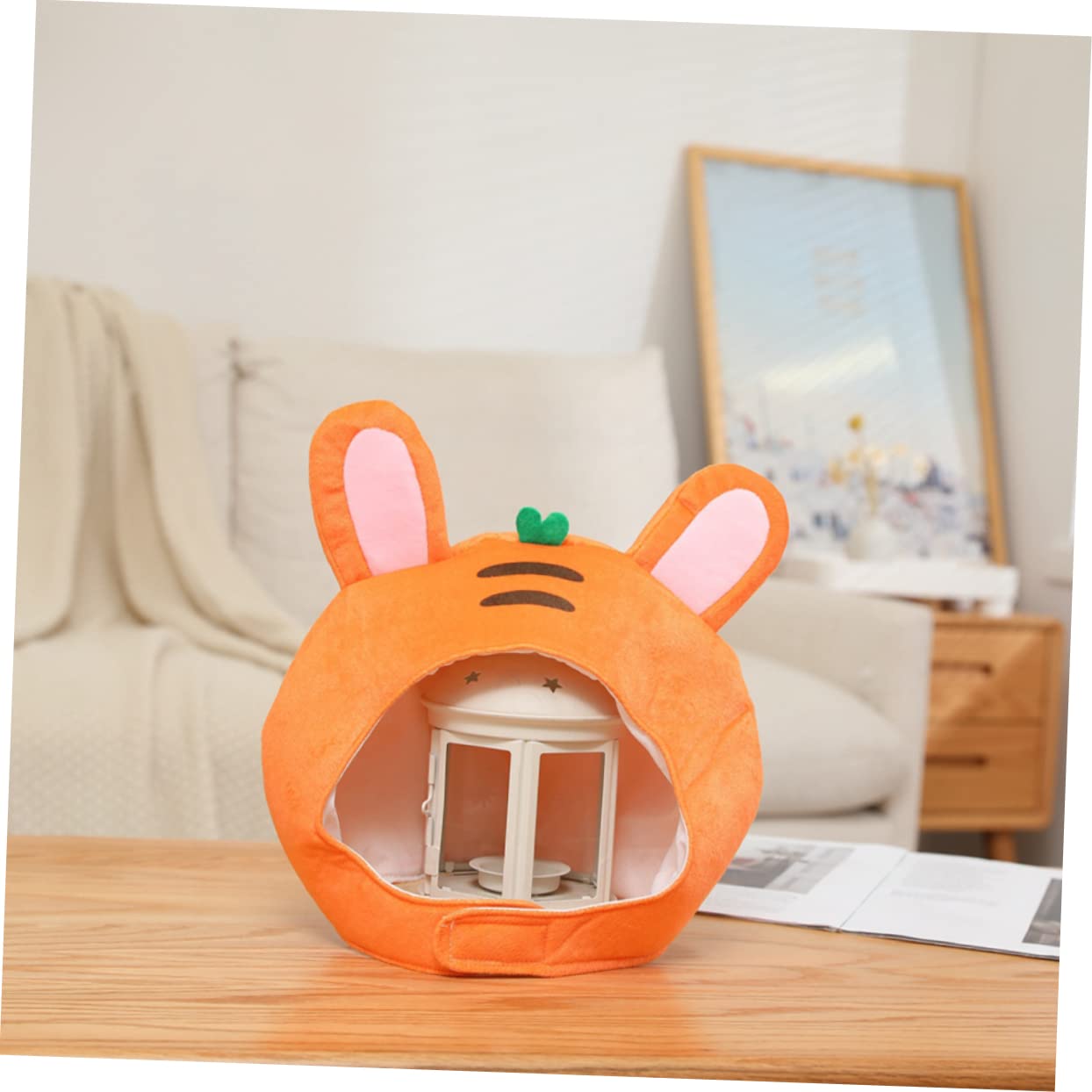 Abaodam 3piezas Sombrero De Peluche Con Orejas De Conejo Para y Fiesta De Pascua Accesorio De Disfraz Con Diseño De Adultos