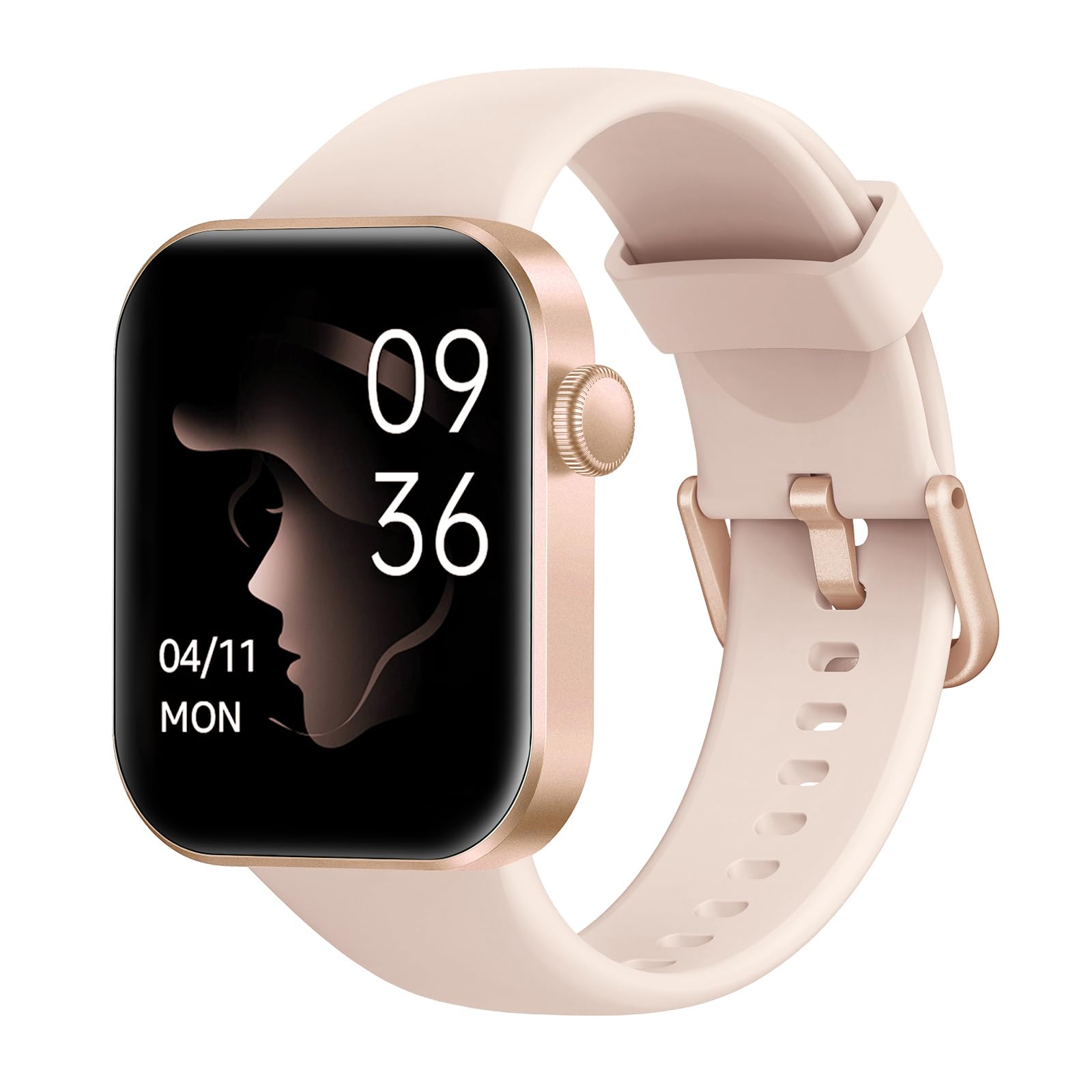 DDXCAW DDXCAW Reloj Inteligente Hombre Mujer, 1.85" Smartwatch con Llamadas Bluetooth, Smart Watch 140+ Modos Deportivos Pulsómetro/Monitor de Sueño/Podómetro, IP68 Pulsera Actividad para Android iOS