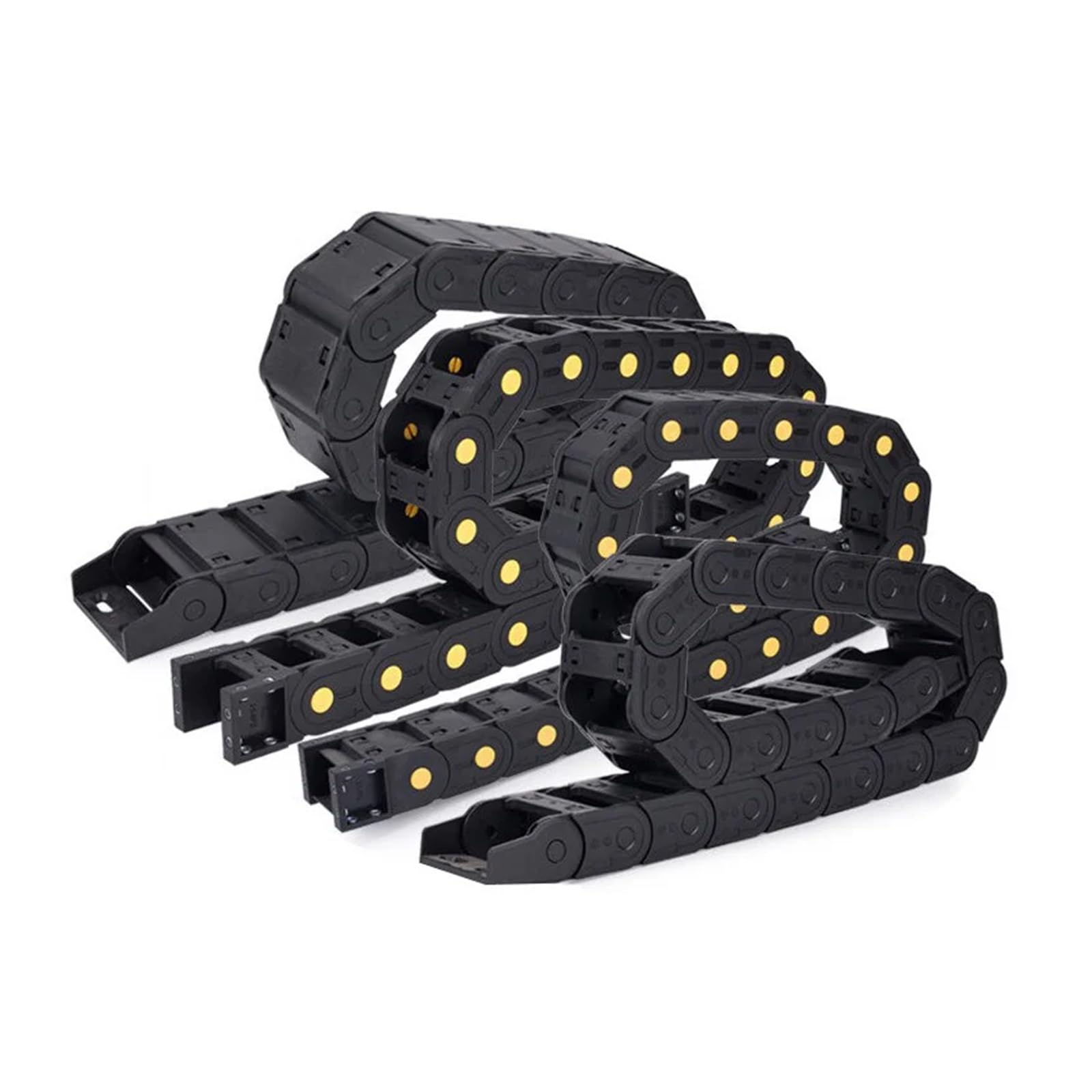 Drag Chain Cable 20x25 20x38 20x40 20x50mm 20x57 L1000mm Closed Bridge Nylon Cable Track Tank Drag Chain of Engraving Machine Tool Accessories(100mm,20X38MM_BRIDGE TYPE)
