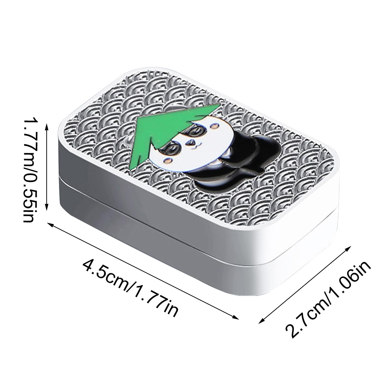 Curseur Magnétique Fidget En Métal – Skull & Poker, Anti-stress, EDC, Autisme TDAH, Bureau, Cadeau Adulte