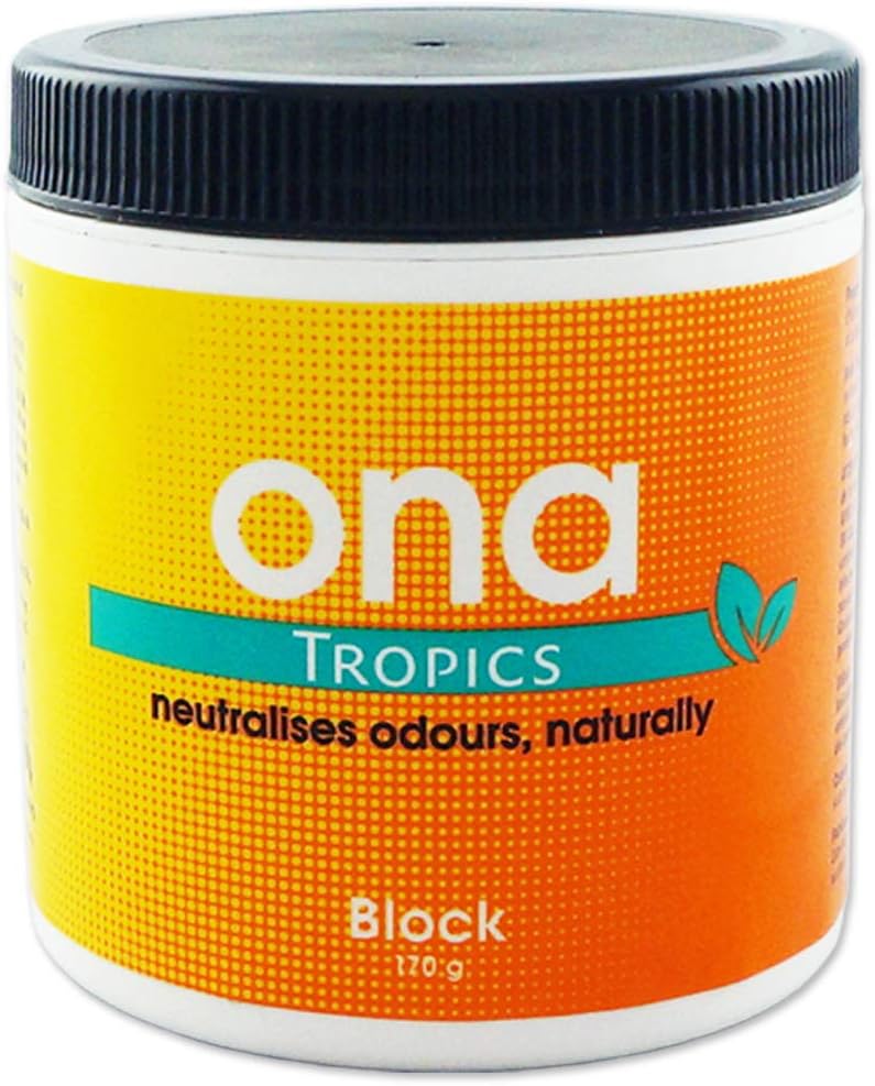 ONA Block Smell Flavour Odour Neutraliser Eliminate Air Odor Control Hydroponics (Tropics)