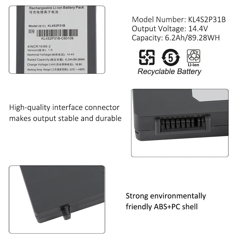 89.28WH KL4S2P31B Batteria di ricambio per SonoScape E2 E3 E1 Exp X1 X3 X5 Ultrasuoni Sistema a Ultrasuoni HCU 41CR18/65-2 14.4V