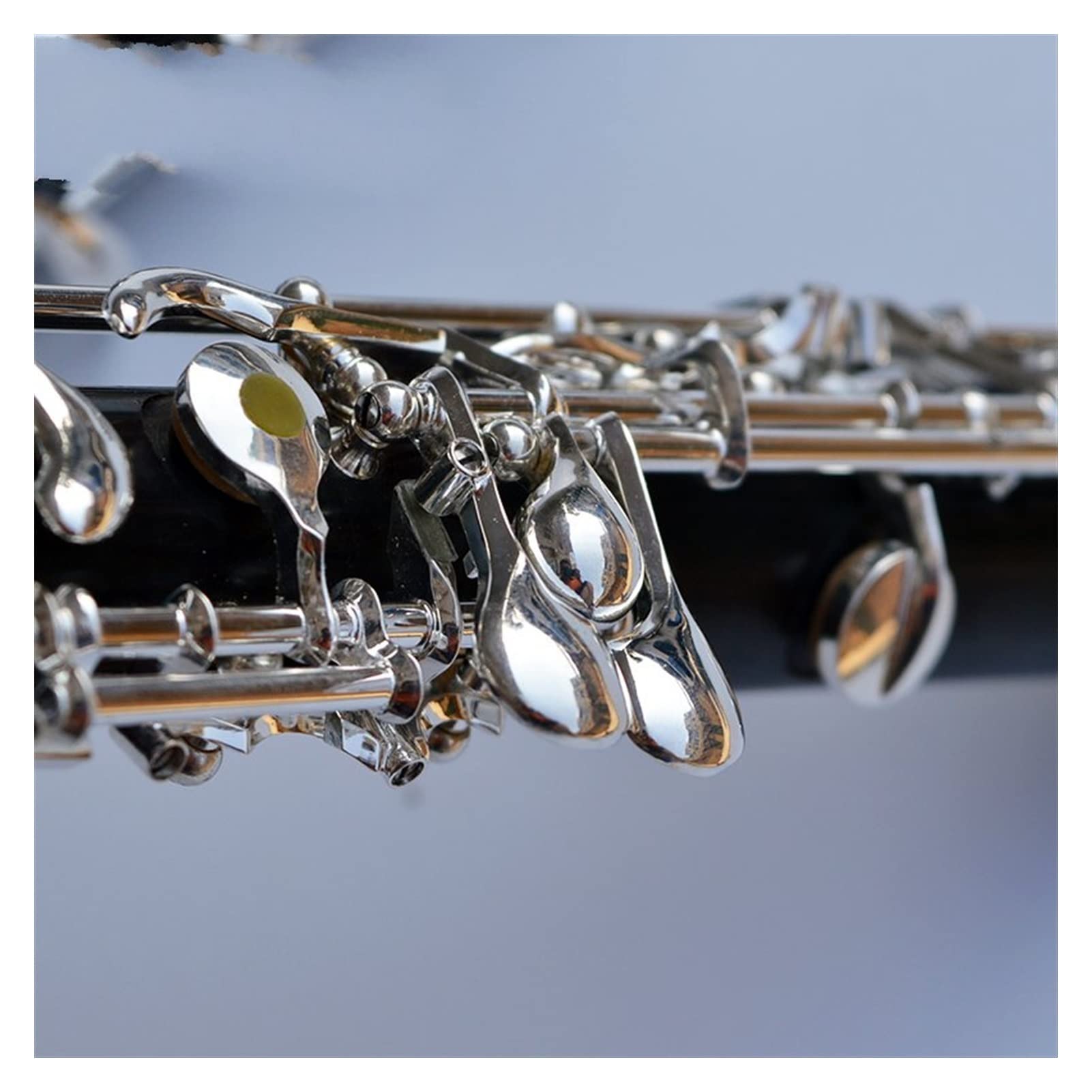 Piezas de oboe C Key OBOE De Ebony Semi-Automático Totalmente Totalmente Automático Estilo De Oboe Cupronickel Plateado Plata (Color : Fully automatic)