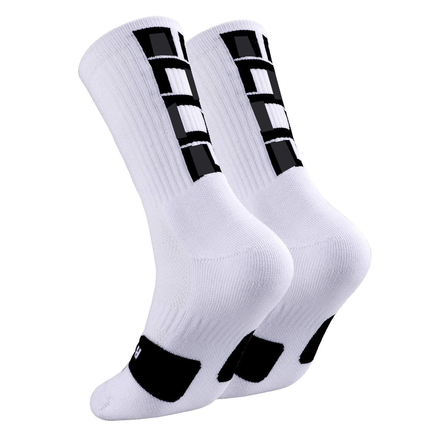 Podinor Basketball Crew Socks for Men and Women, Cushion Performance Athletic Basketball Socks
