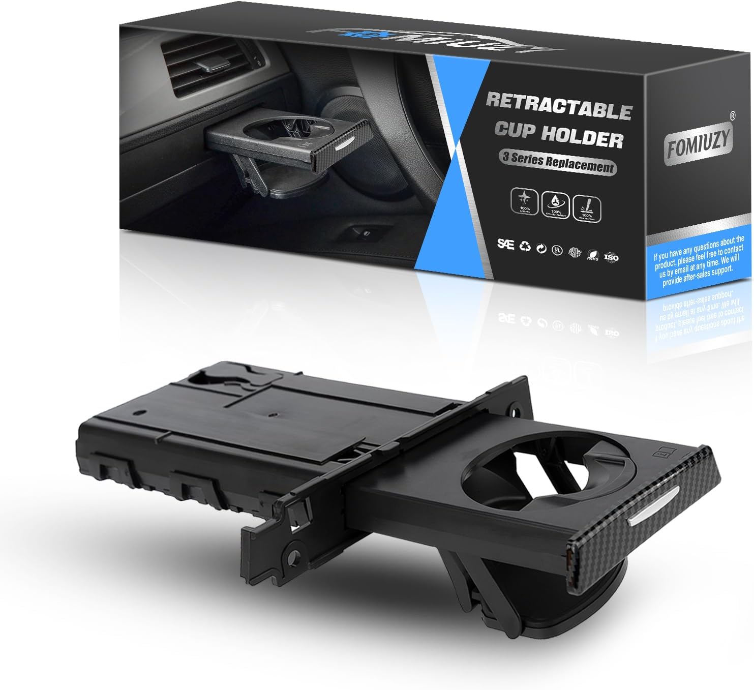 Replacement Car Cup Holder Compatible with BMW 3 Series E90 E92 328i E93 E91 335i 330i 325i 325xi 328xi 323i 330xi 335xi 335is 335d 2006-2013 Replace 51459173469(Front Right Passenger Side)