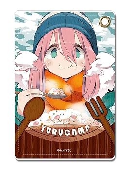 Amazon.co.jp: ゆるキャン△ レザーパスケース Ver.2 デザイン01