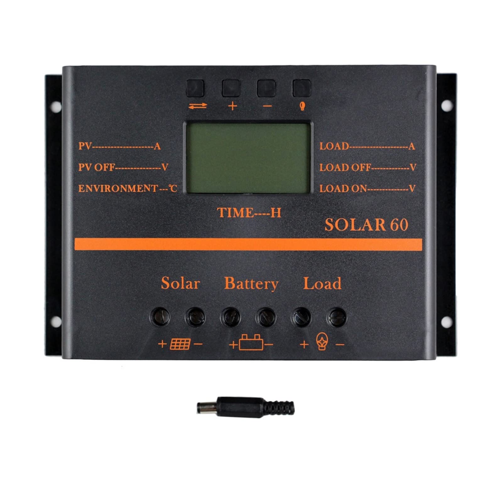 Kontroler ładowania słonecznego, Kontroler PWM 60A Ładowanie I Rozładowywanie Fotowoltaiki 12 V/24 V